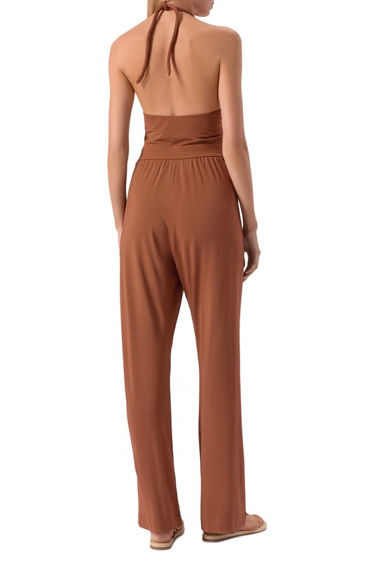 Комбинезон из вискозы Max Mara PARSEC 2516641019 Коричневый  PARSEC 2516641019 Фото 4