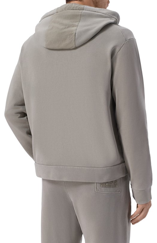 Хлопковая толстовка Premiata PA1034MD Хаки  PA1034MD Фото 4