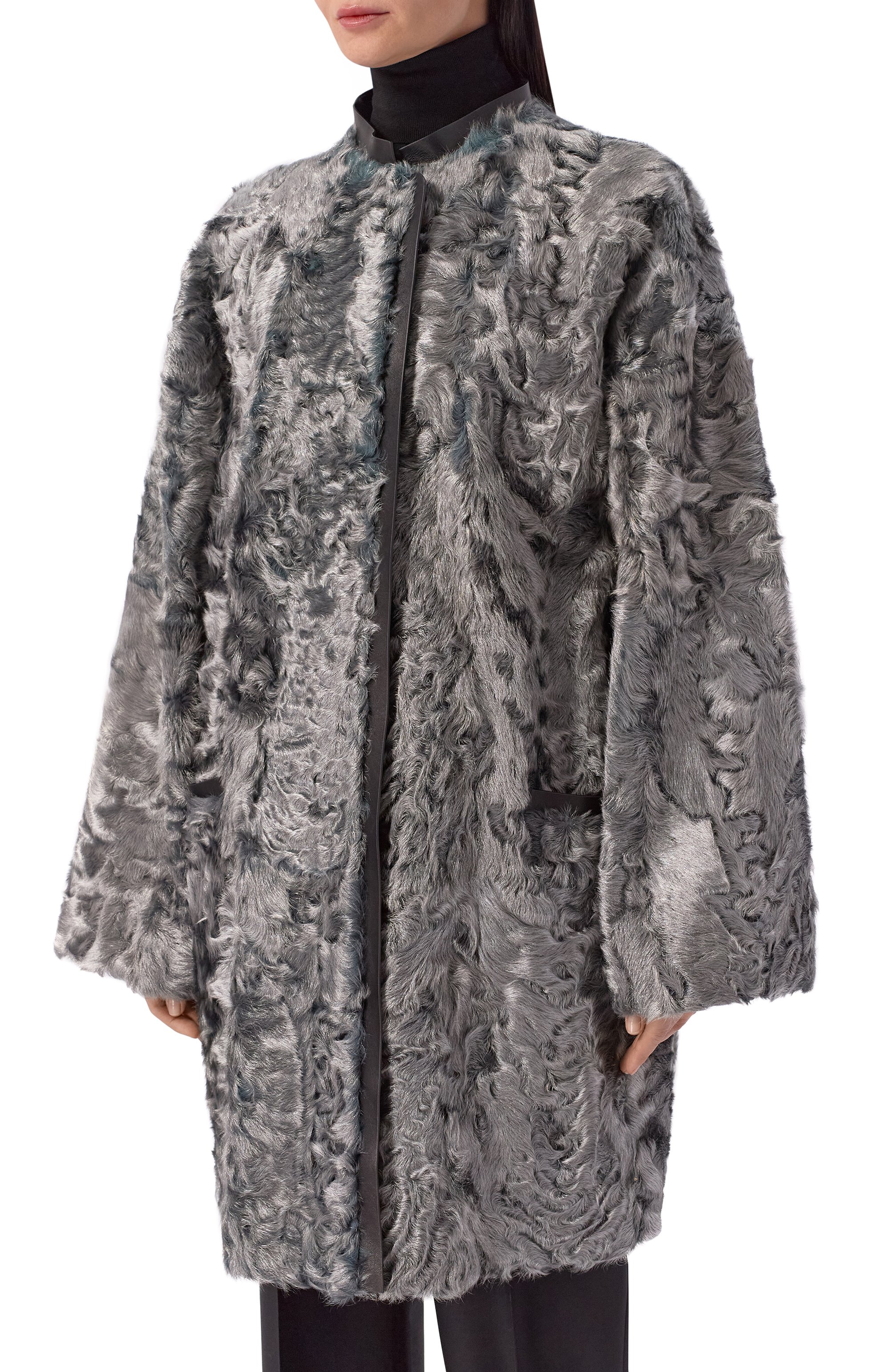 Шуба из овчины GIORGIO ARMANI, арт. GW002053/AF19605, фото 3