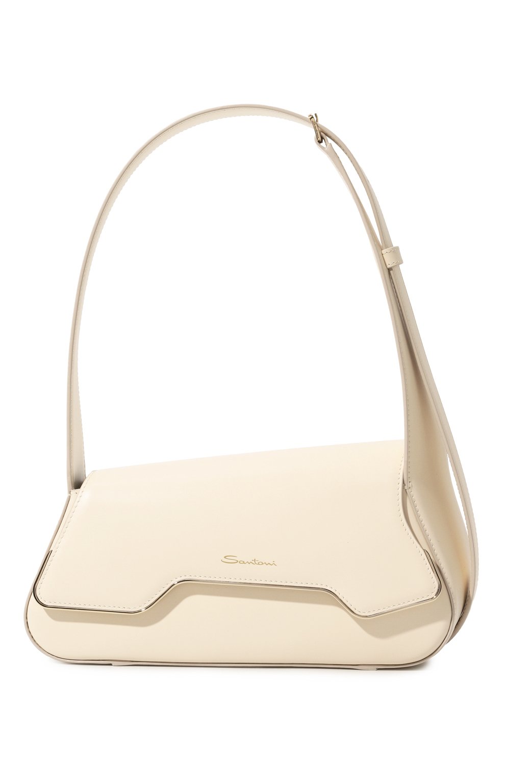 Сумка the pluto SANTONI кремового цвета по цене 186000 руб., арт. DFBBA2411BA-HST0N01, фото 1 Сумка the pluto SANTONI, арт. DFBBA2411BA-HST0N01, фото 1