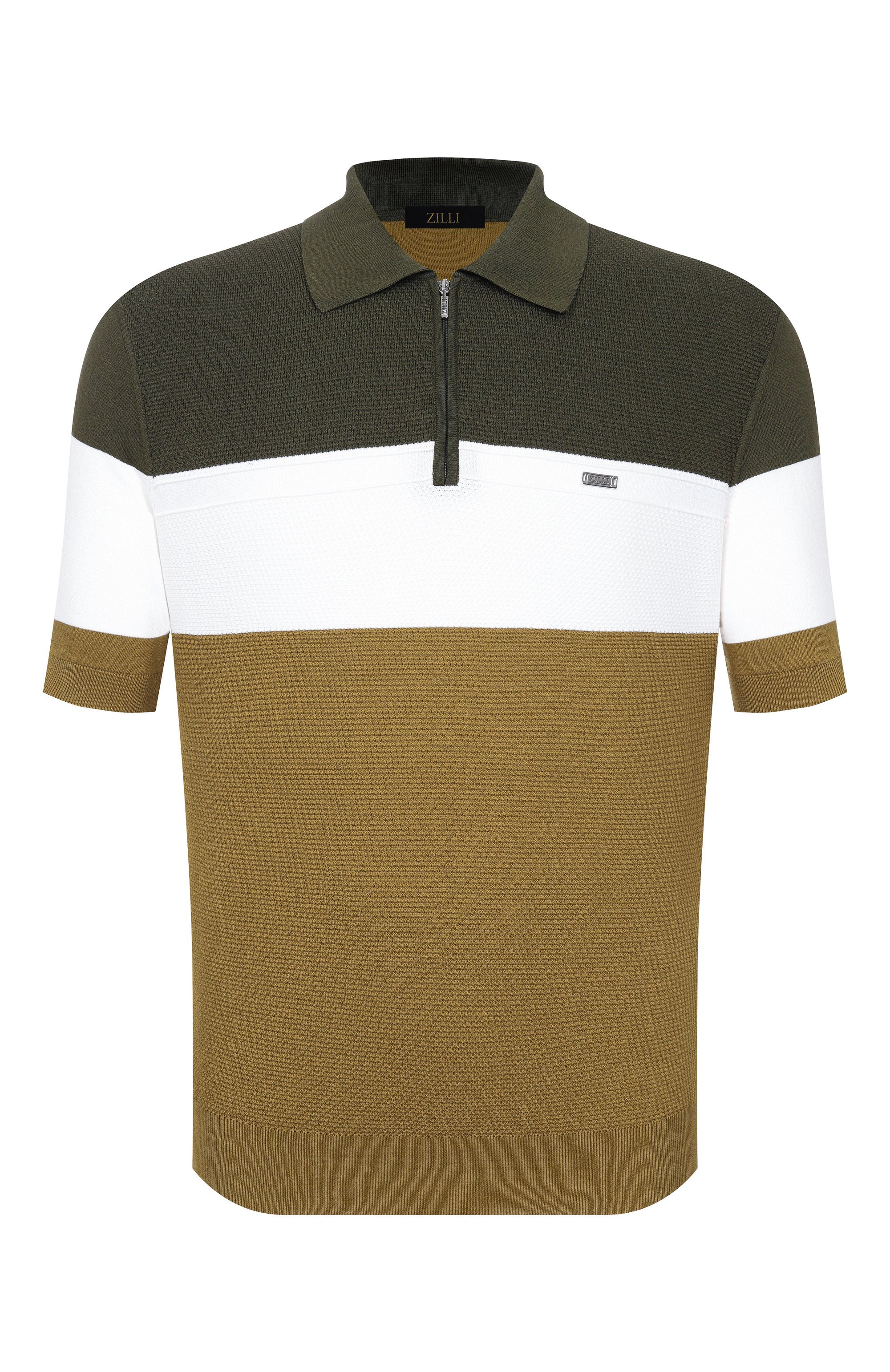 Поло из шелка и хлопка ZILLI, арт. KZP002M0142VH0L00, фото 1