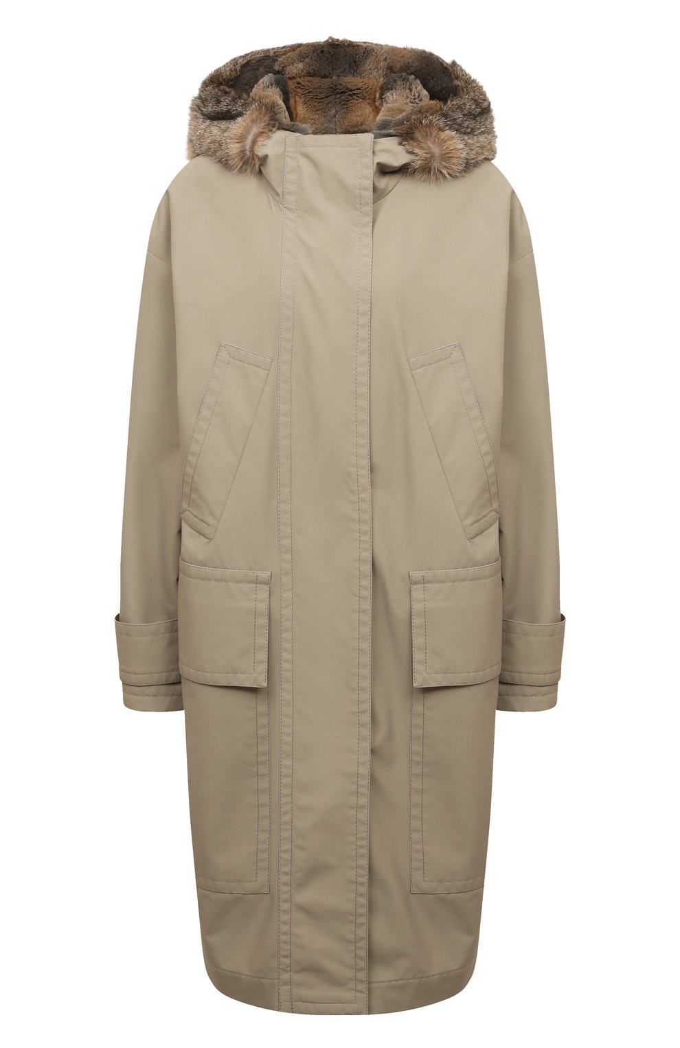 Парка с меховой подкладкой COLOR TEMPERATURE, арт. Пл,Р,О-34/278, фото 1