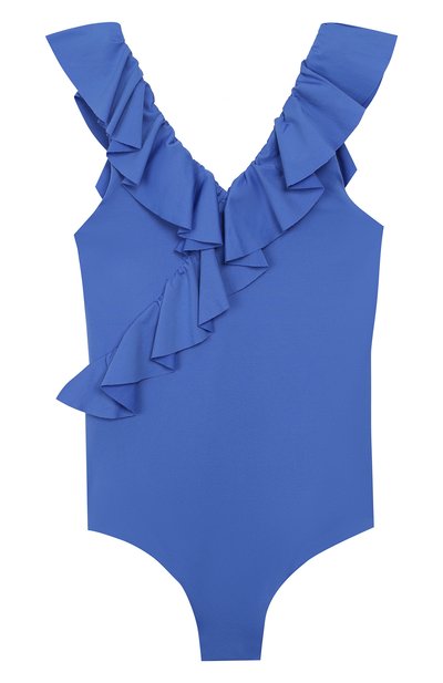 Слитный купальник NATAYAKIM синего цвета по цене 13000 руб., арт. NY-078/19K, фото 1 Слитный купальник NATAYAKIM, арт. NY-078/19K, фото 1