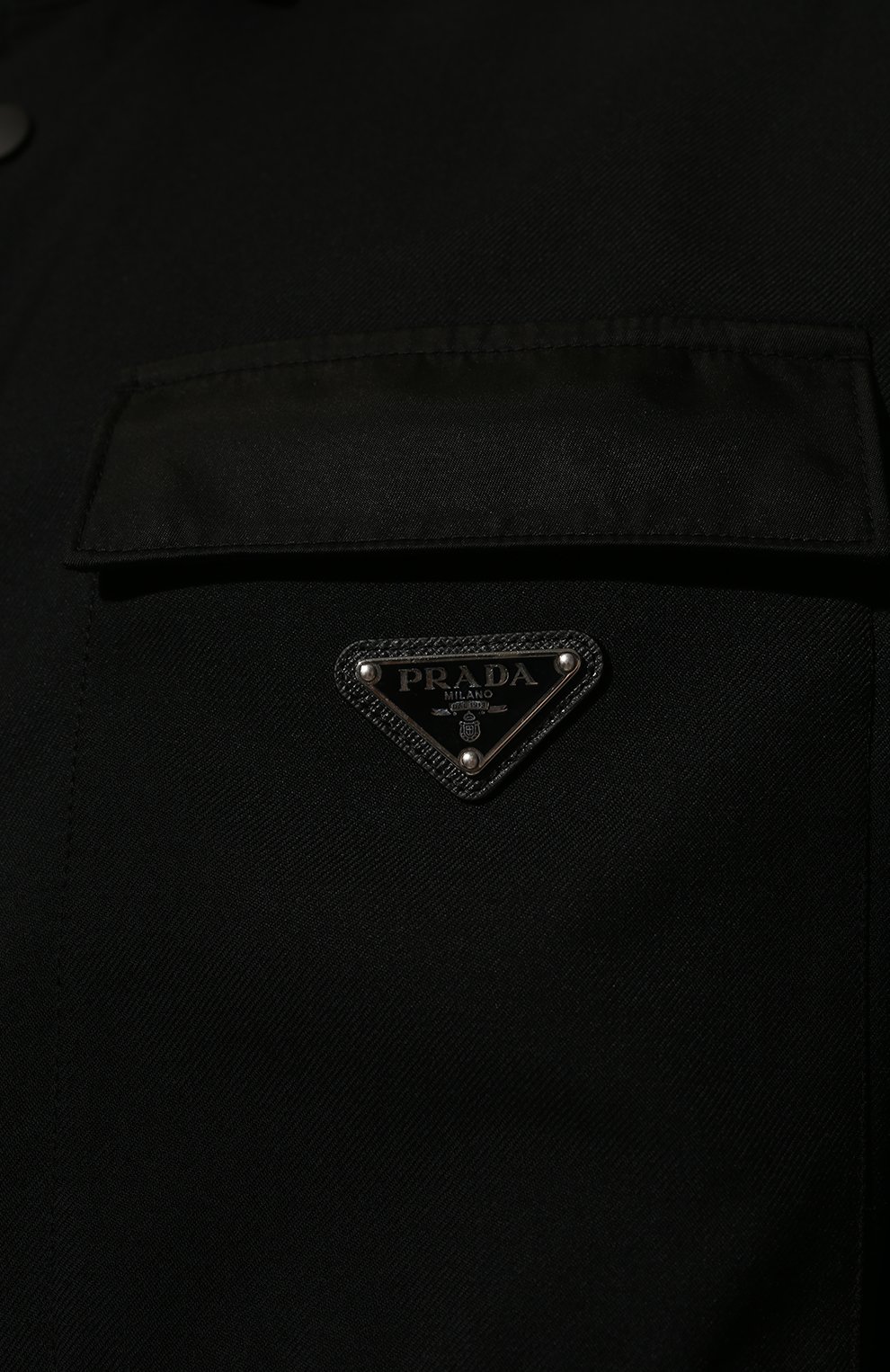 Шерстяная рубашка PRADA, арт. SC610-1XMB-F0002-221, фото 5