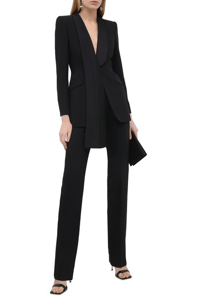 Жакет ALEXANDER MCQUEEN черного цвета по цене 263500 руб., арт. 643466/QEAAA, фото 2 Жакет ALEXANDER MCQUEEN, арт. 643466/QEAAA, фото 2