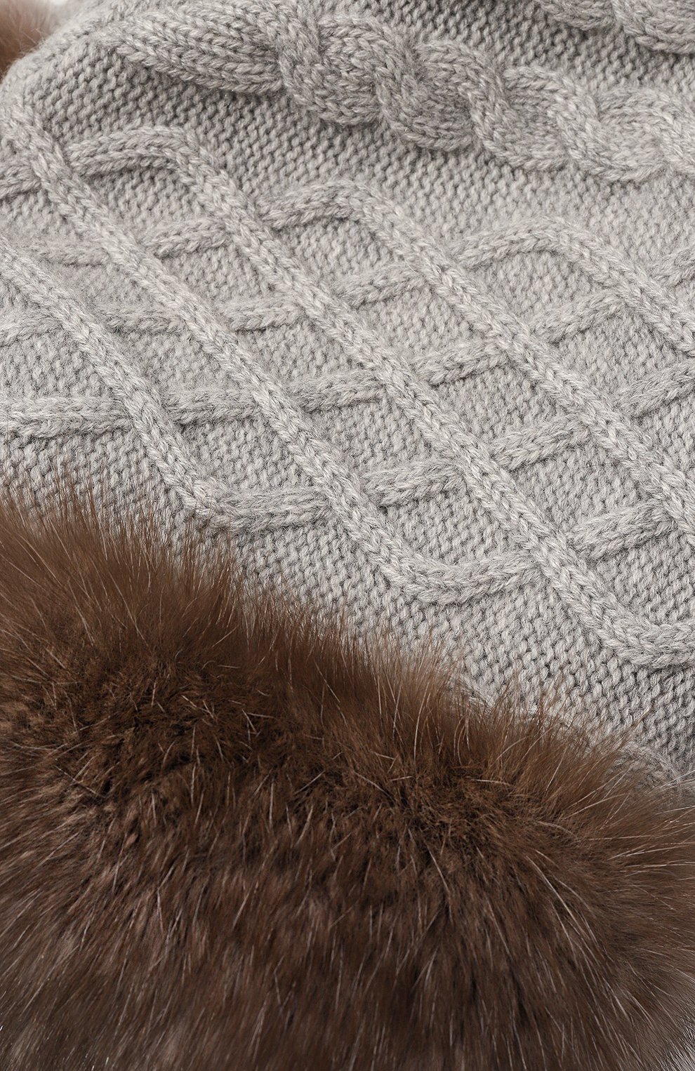 Капюшон с отделкой из меха соболя VICTORIA KUSENKOVA, арт. 199103481541, фото 4