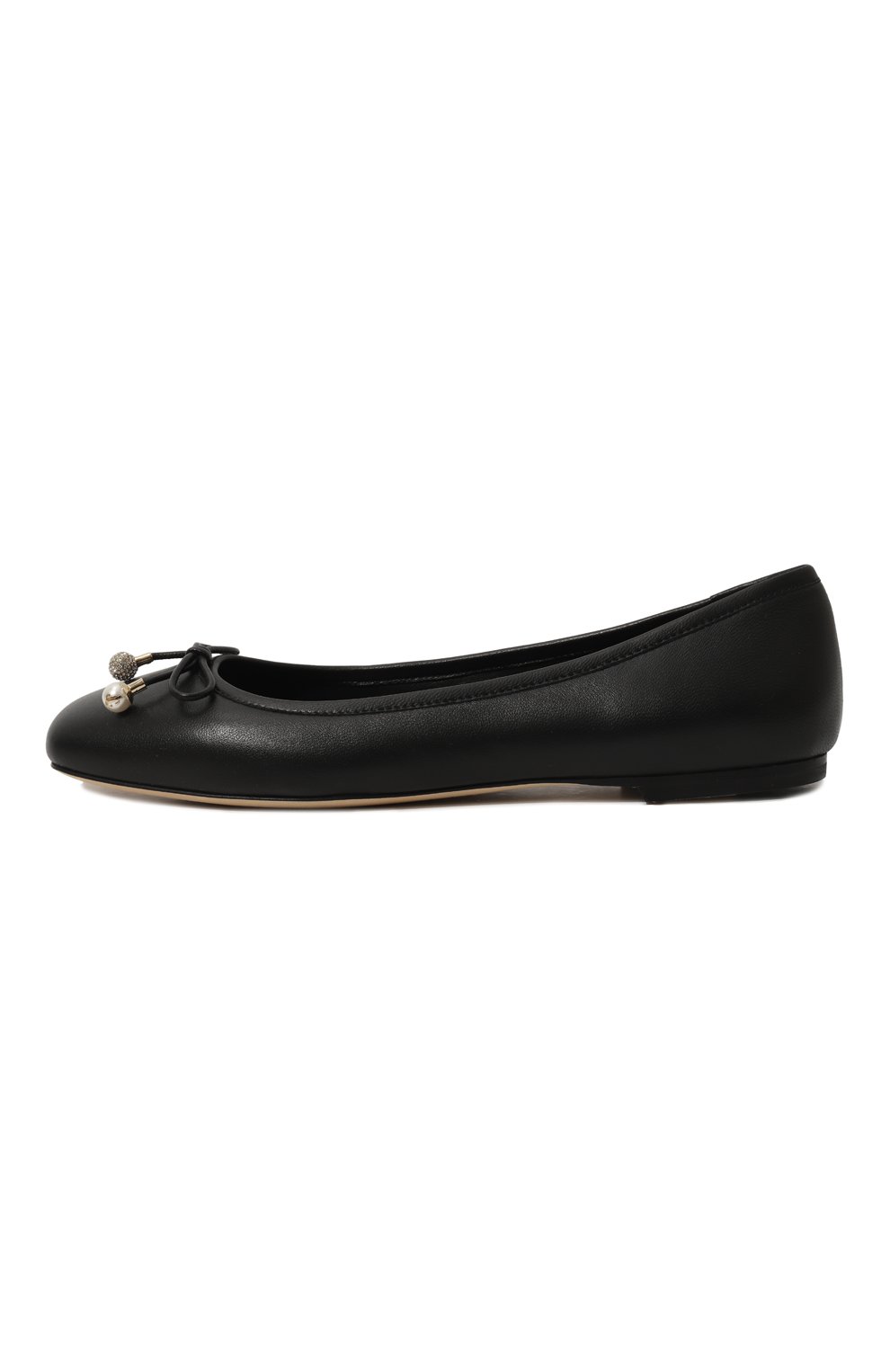 Кожаные балетки elme JIMMY CHOO, арт. ELME FLAT/NAP, фото 4