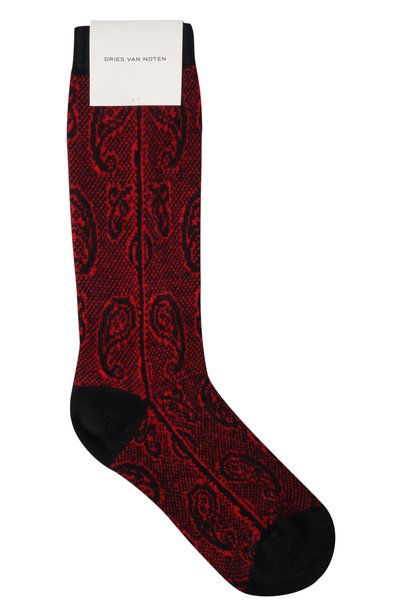 Женские шерстяные носки DRIES VAN NOTEN, арт. 131901/4750