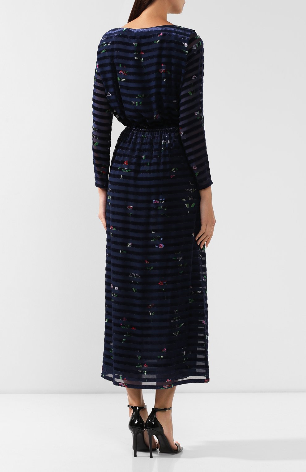Платье из смеси вискозы и шелка GIORGIO ARMANI, арт. 9WHVA03I/T016W, фото 4