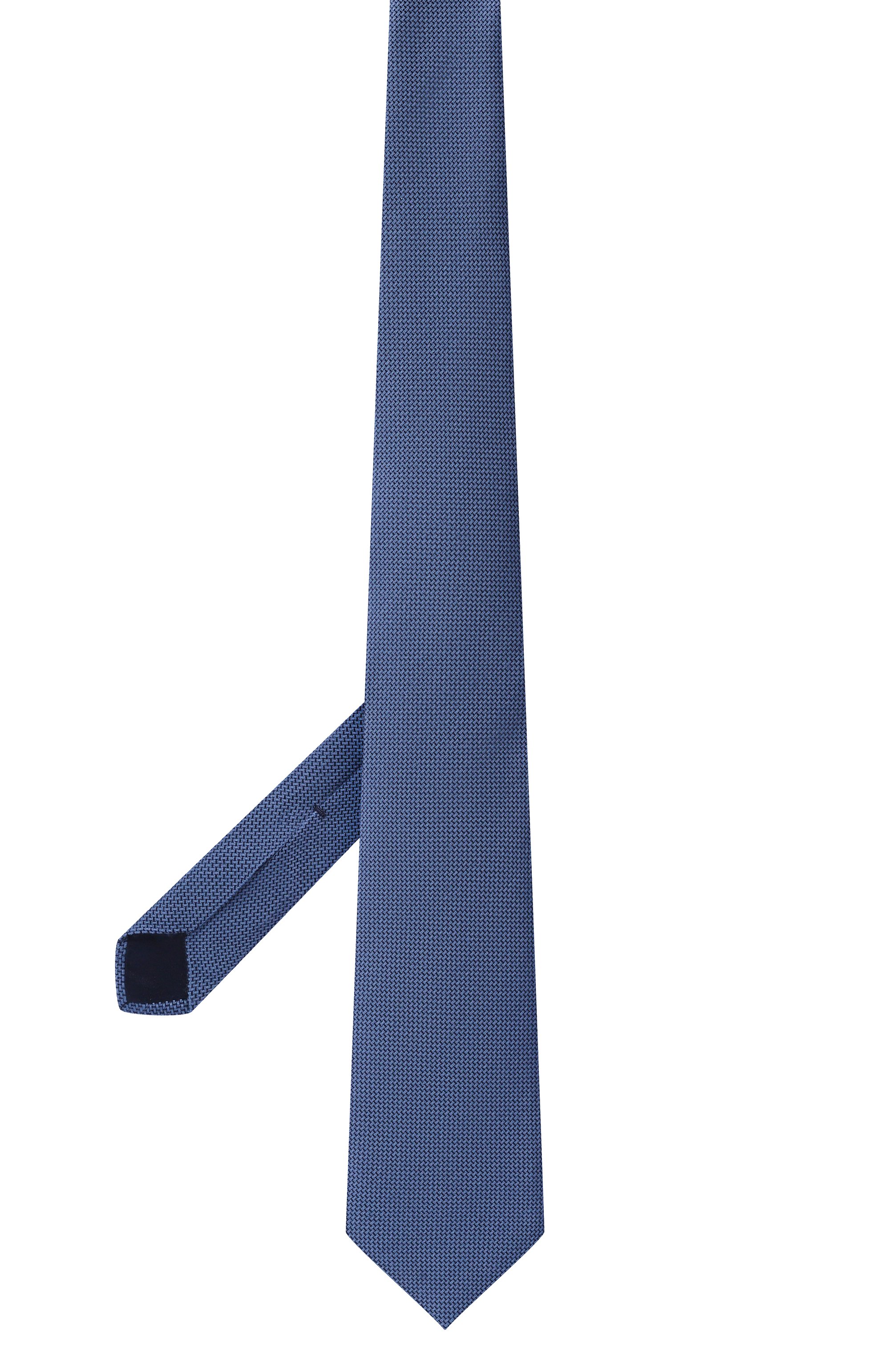 Галстук из шерсти и шелка ZILLI голубого цвета по цене 38600 руб., арт. CRAV2BM0330VZMG00, фото 3 Галстук из шерсти и шелка ZILLI, арт. CRAV2BM0330VZMG00, фото 3