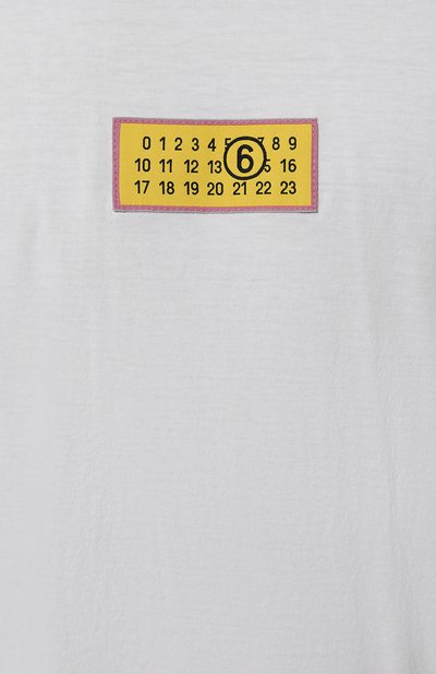 Хлопковая футболка MM6, арт. SH2GC0012/S23588, фото 5