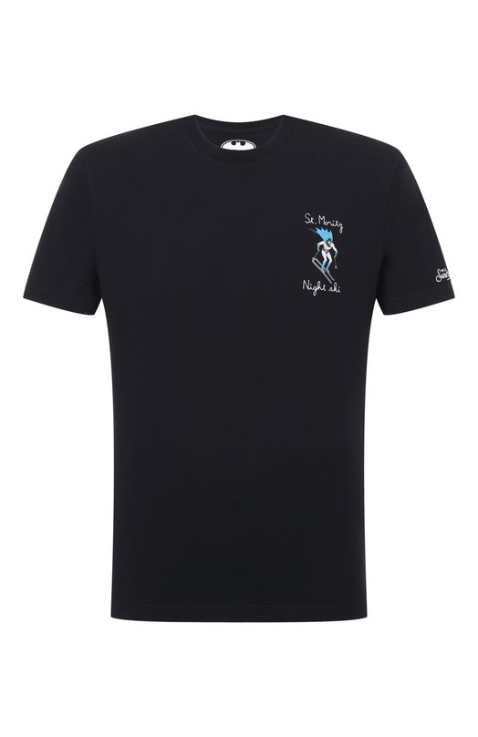 Хлопковая футболка MC2 Saint Barth ARN0001-03070I/ARN0TT Чёрный ARN0001-03070I/ARN0TT