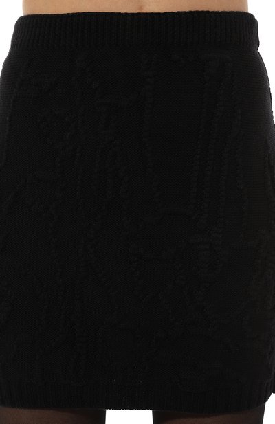 Шерстяная юбка AND THE BRAND черного цвета по цене 54700 руб., арт. W24-SK018-0702-900, фото 5 Шерстяная юбка AND THE BRAND, арт. W24-SK018-0702-900, фото 5
