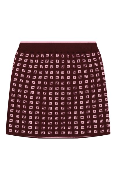 Хлопковая юбка FENDI, арт. JFG245/AYMY/8A-12+