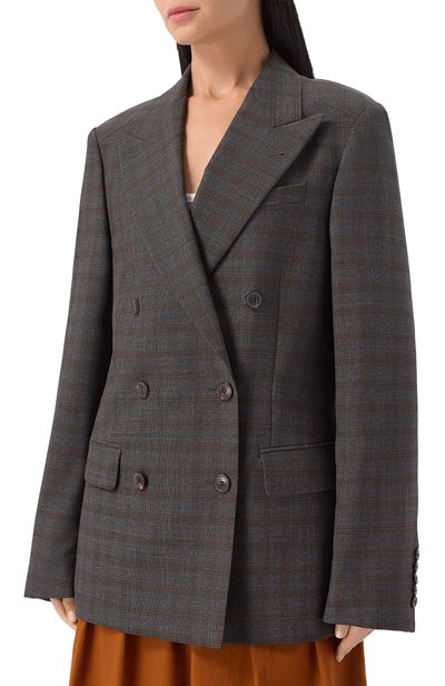 Шерстяной жакет DRIES VAN NOTEN серого цвета по цене 192500 руб., арт. 262-130401/4264, фото 3 Шерстяной жакет DRIES VAN NOTEN, арт. 262-130401/4264, фото 3