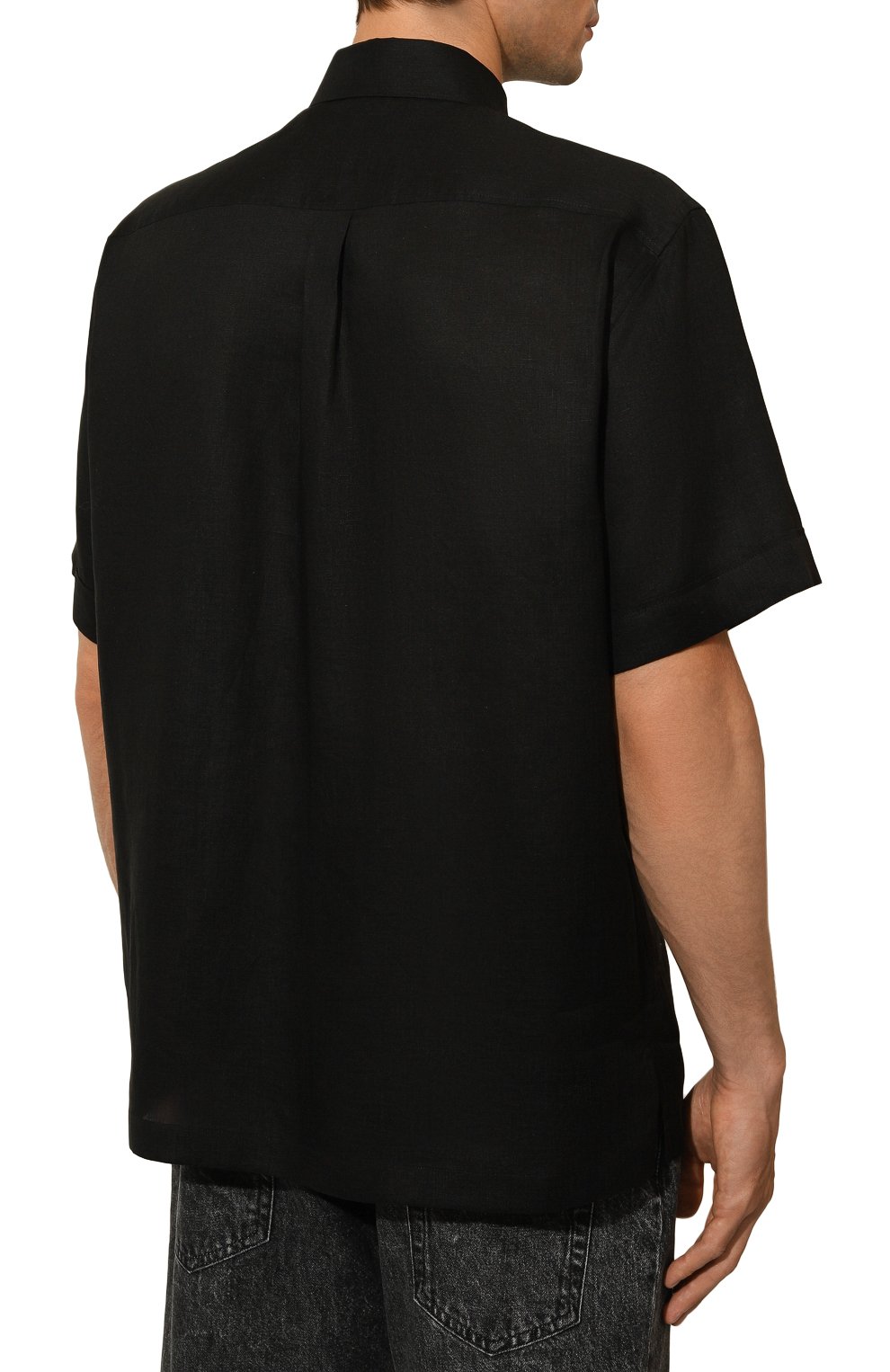 Льняная рубашка DOLCE & GABBANA, арт. G5KE1Z/FU4IK, фото 4