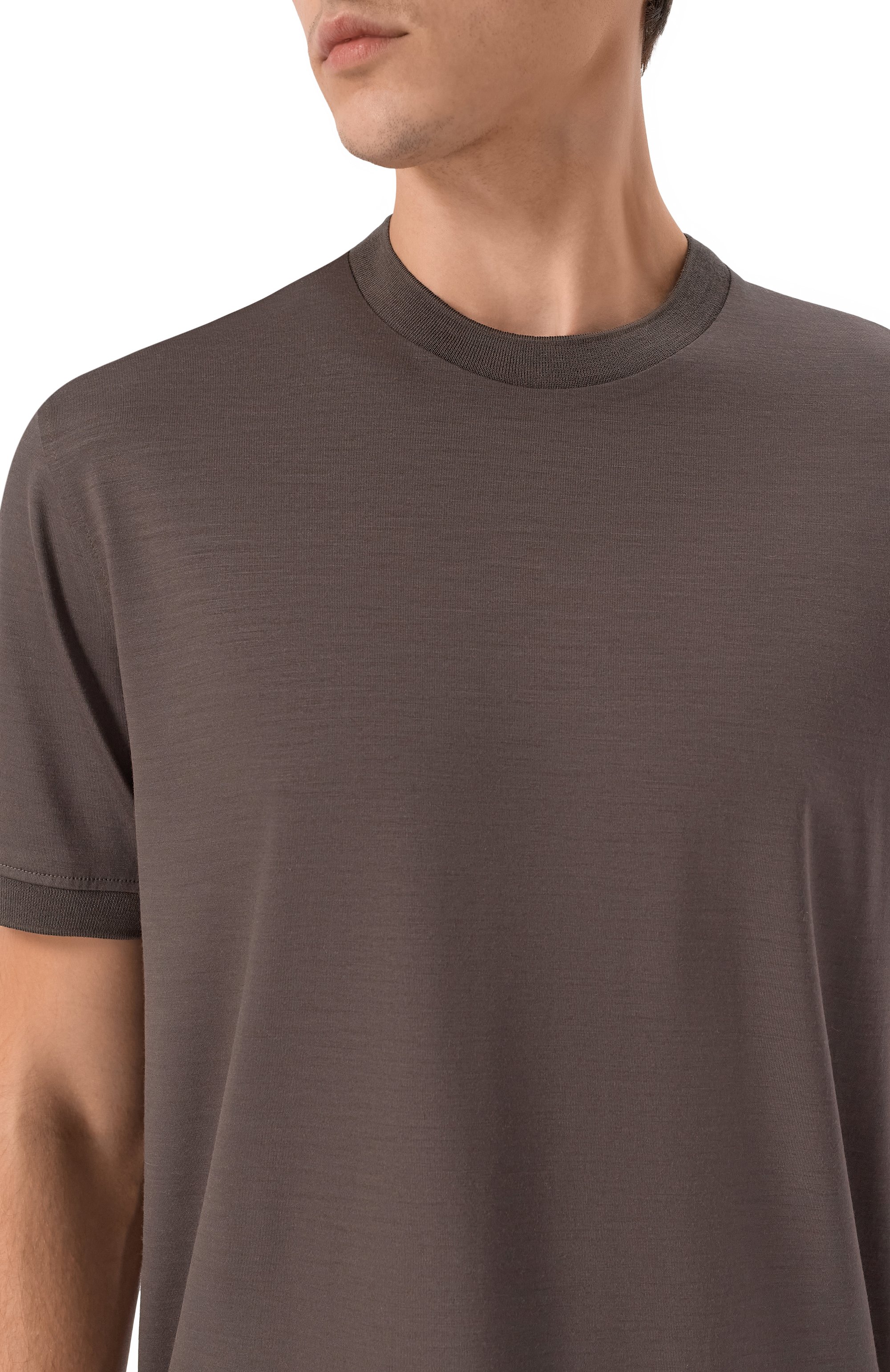 Шерстяная футболка CANALI, арт. T0908/MJ02338, фото 5