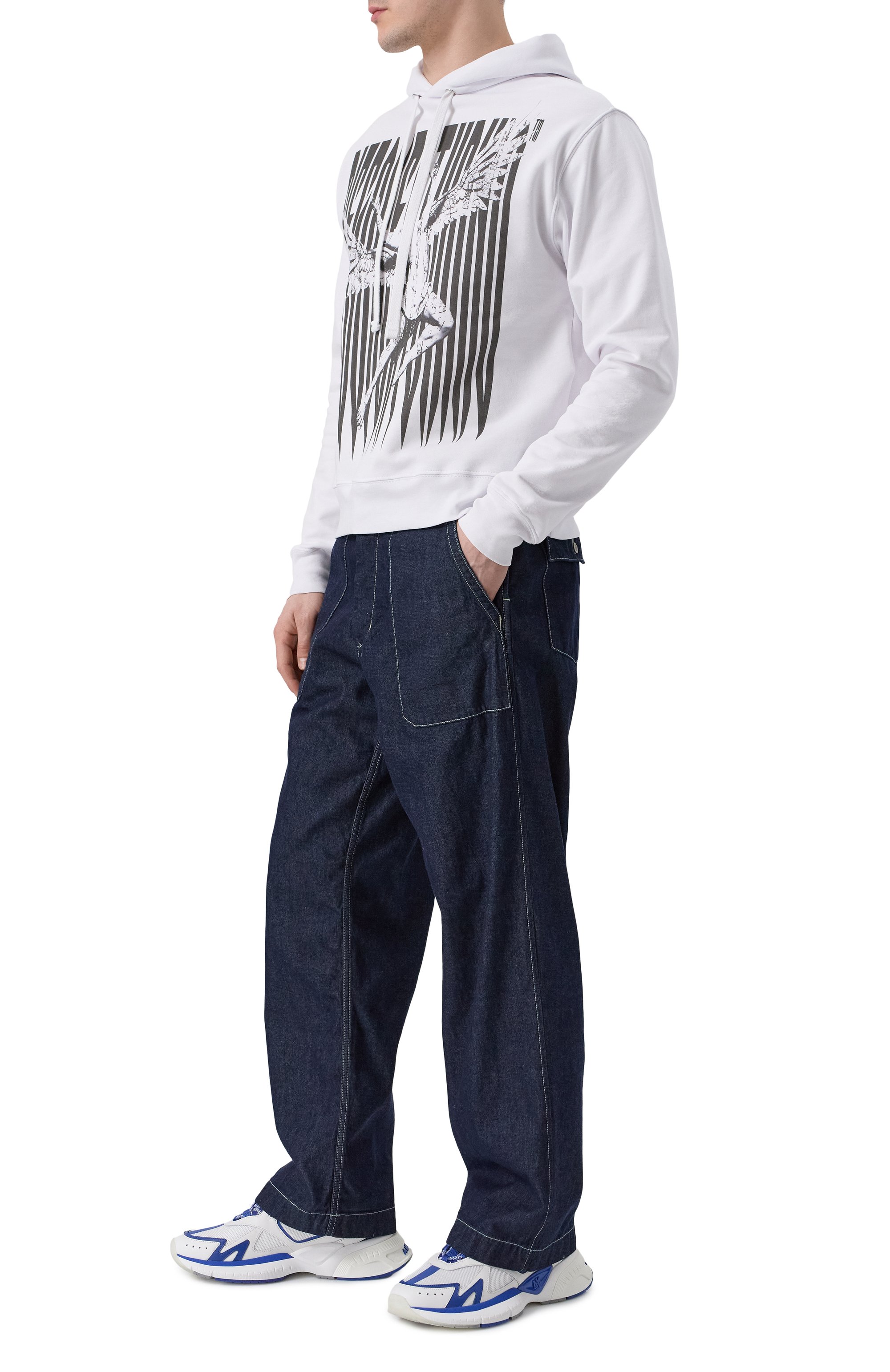 Кожаные кроссовки ma runner AMIRI, арт. AMF0SR1089, фото 2