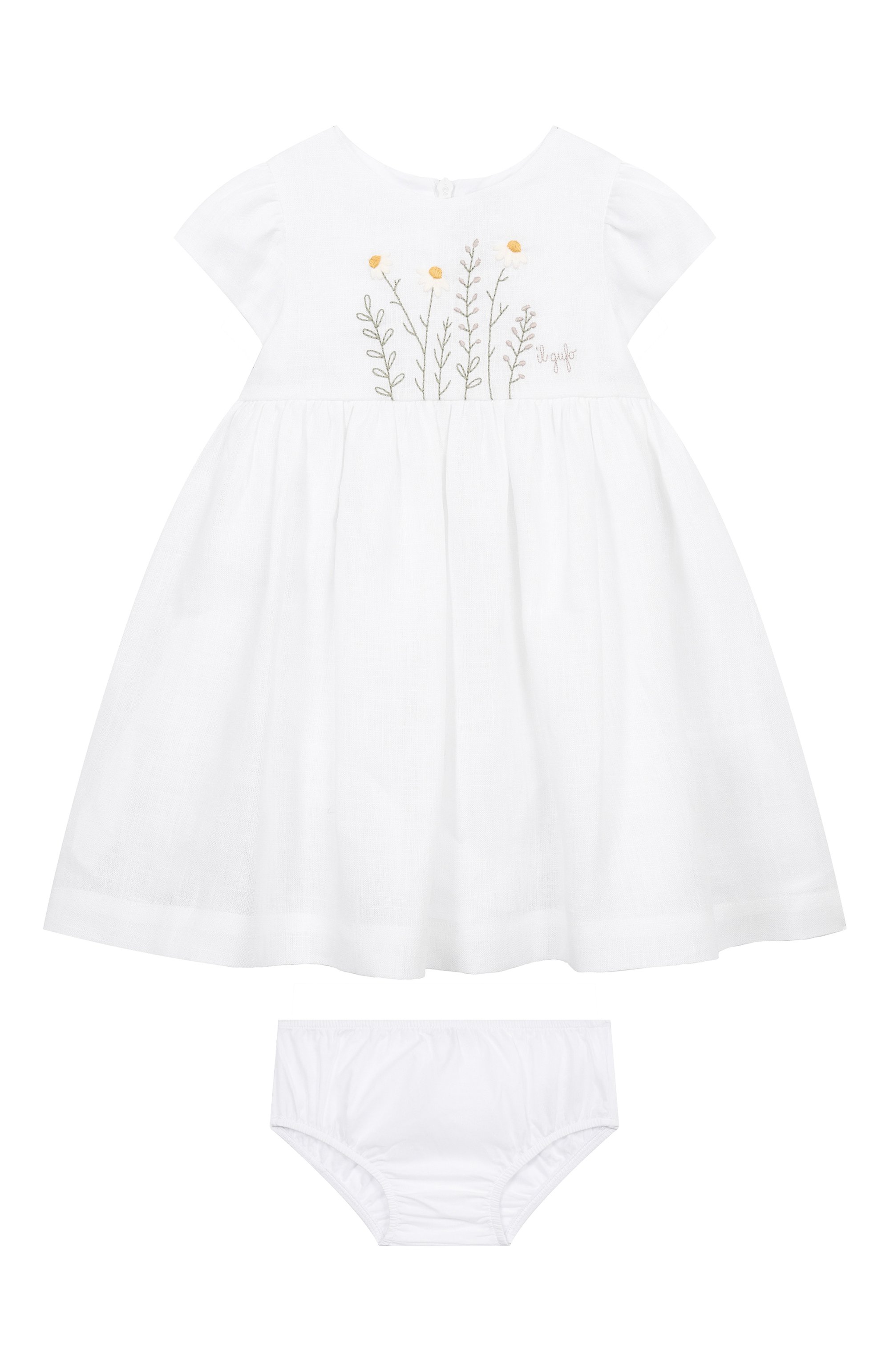 Комплект из платья и шорт IL GUFO, арт. P25VM788L0002/12M-18M, фото 1