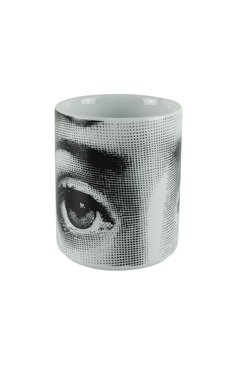 Держатель для карандашей occhi FORNASETTI черно-белого цвета, арт. P13X289 | Фото 2 (Ограничения доставки: fragile-2)