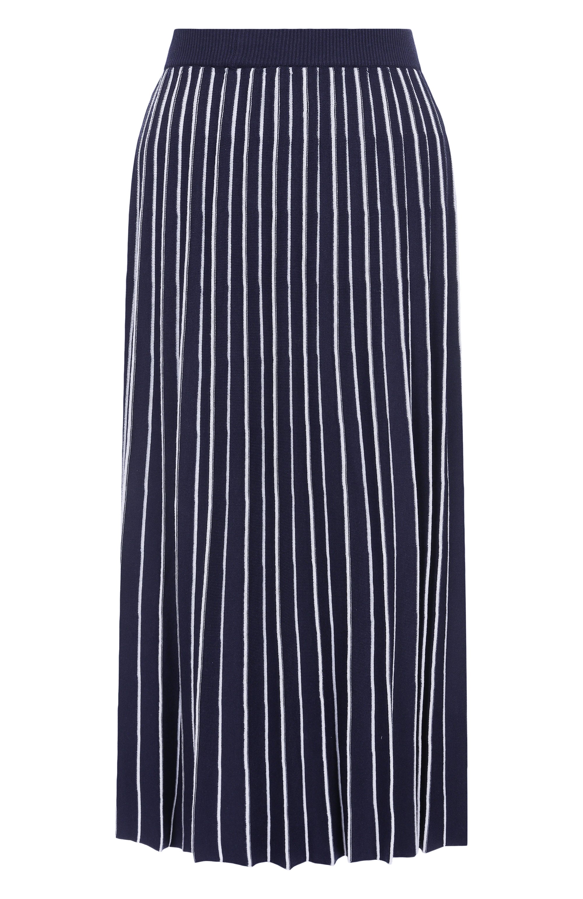 Юбка из шелка и хлопка MVST темно-синего цвета по цене 99000 руб., арт. WS60-1522MU, фото 1 Юбка из шелка и хлопка MVST, арт. WS60-1522MU, фото 1