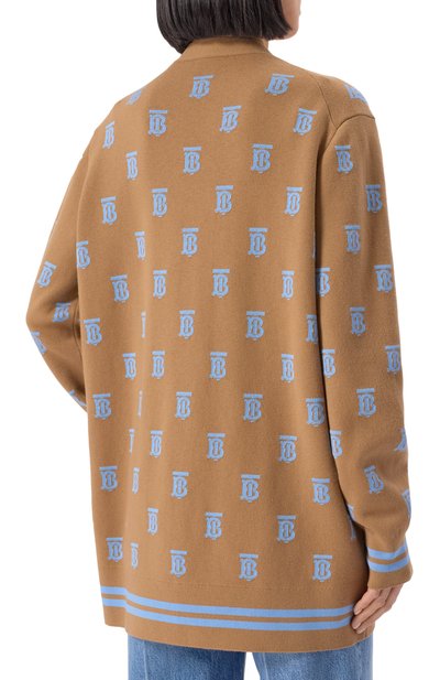 Кардиган из шерсти и шелка BURBERRY, арт. 8065919 A1420, фото 4