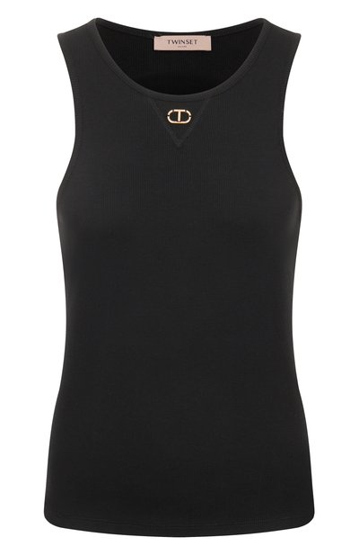 Женская хлопковая майка TWINSET, арт. 251TP2550