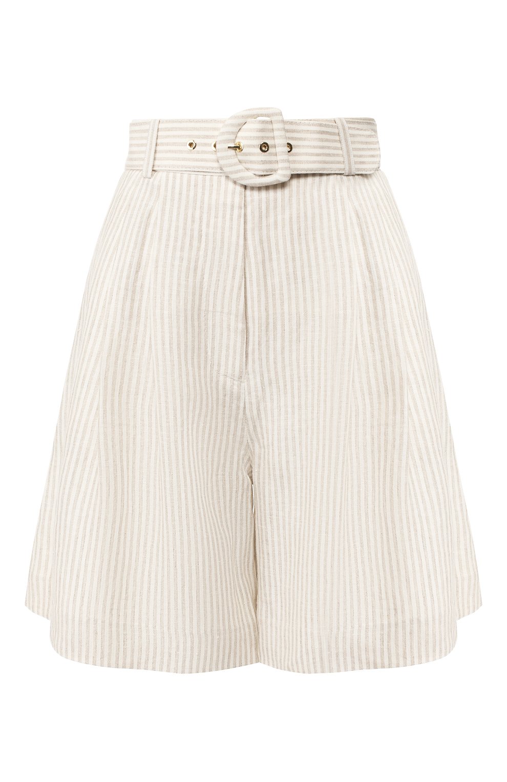 Льняные шорты ZIMMERMANN бежевого цвета по цене 61550 руб., арт. 7555PSUP, фото 1 Льняные шорты ZIMMERMANN, арт. 7555PSUP, фото 1