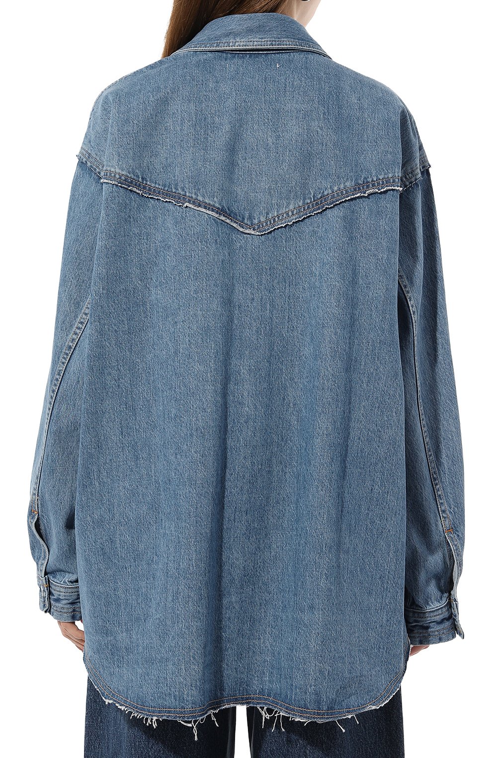 Джинсовая рубашка SLVRLAKE, арт. 0VWR4070WNDH/WESTERN 0VERSHIRT RAW, фото 4