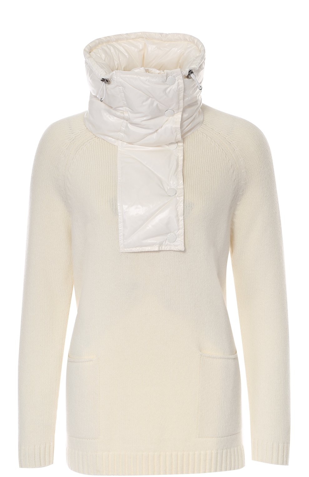 Свитер с карманами и высоким пуховым воротником MONCLER, арт. B2-093-92882-00-95112, фото 1