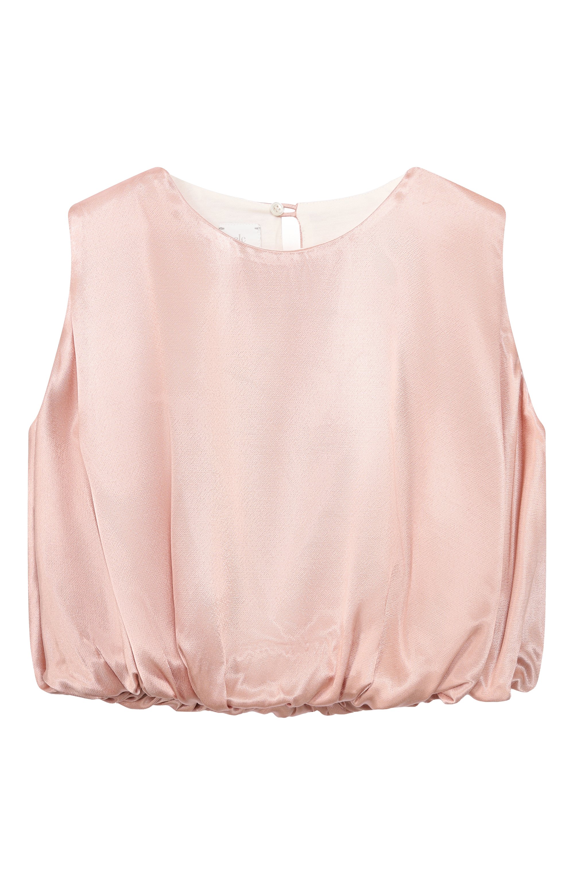 Топ из вискозы ELEVENTY светло-розового цвета по цене 19500 руб., арт. EY5A02/S0245_001, фото 1 Топ из вискозы ELEVENTY, арт. EY5A02/S0245_001, фото 1