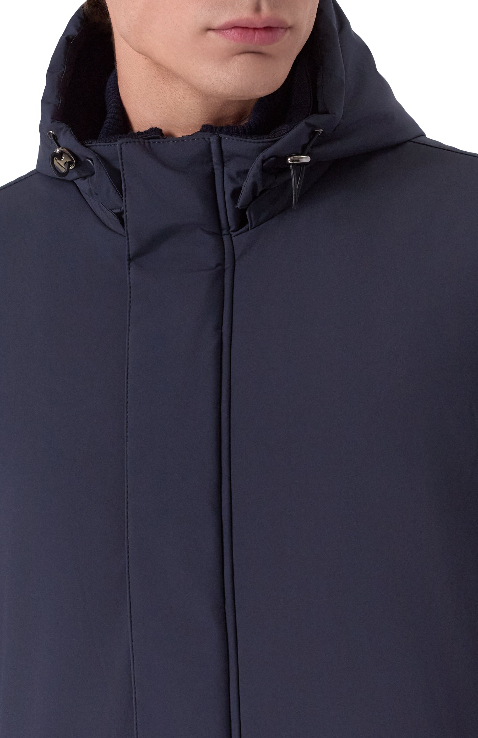 Утепленная парка ANDREA CAMPAGNA темно-синего цвета по цене 198500 руб., арт. M0D.ASIAG0/VIN, фото 5 Утепленная парка ANDREA CAMPAGNA, арт. M0D.ASIAG0/VIN, фото 5