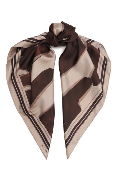 Шелковый платок KITON, арт. D53754XC5028, фото 1