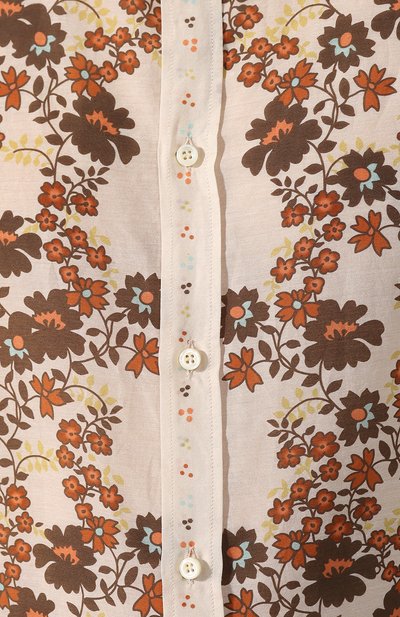 Рубашка из смеси хлопка и шелка DSQUARED2 бежевого цвета по цене 56650 руб., арт. S74DM0403/S52494, фото 5 Рубашка из смеси хлопка и шелка DSQUARED2, арт. S74DM0403/S52494, фото 5