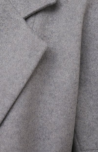 Пальто из шерсти и кашемира SEVEN LAB серого цвета по цене 31500 руб., арт. CV12 grey, фото 5 Пальто из шерсти и кашемира SEVEN LAB, арт. CV12 grey, фото 5