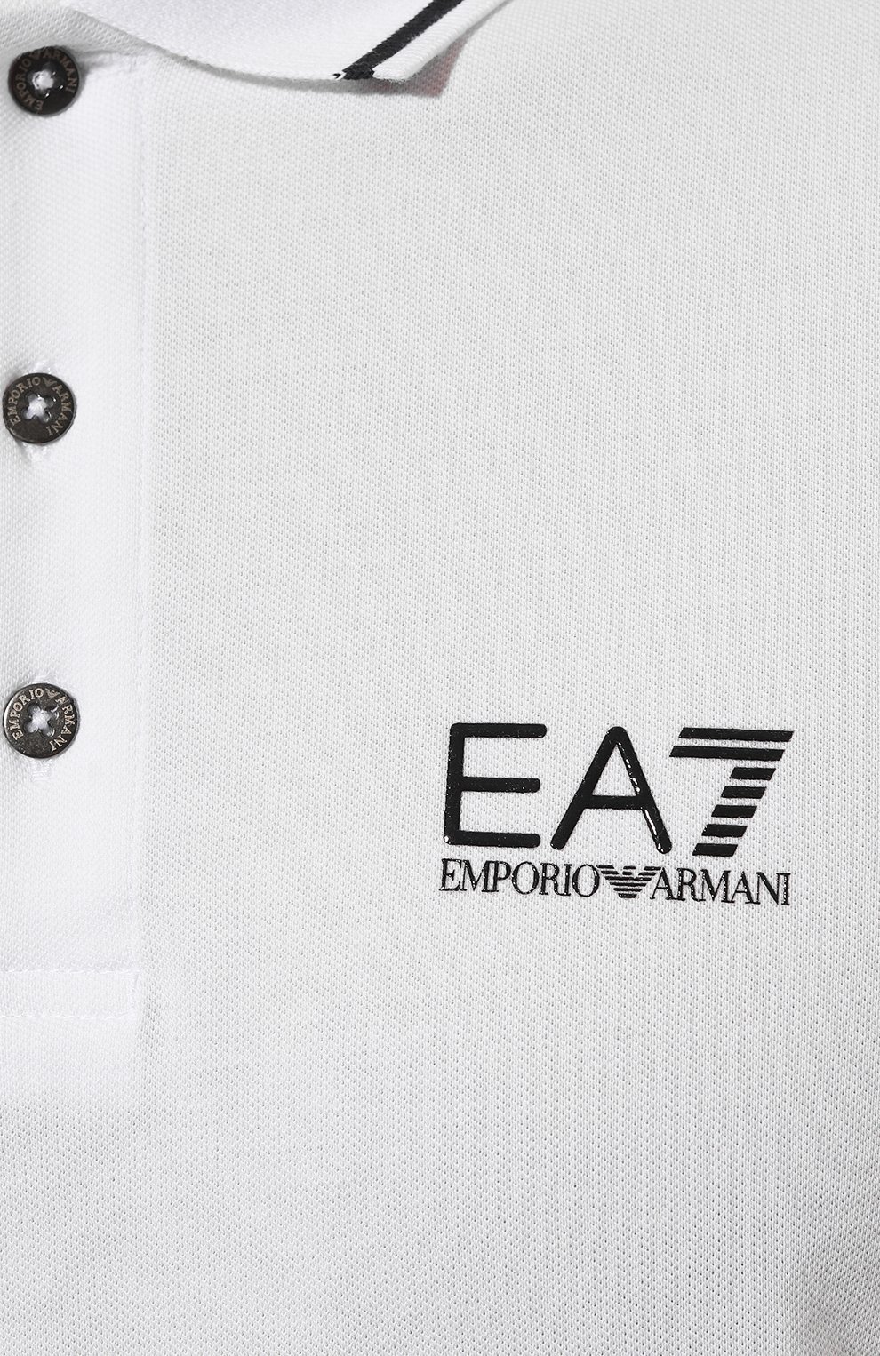 Хлопковое поло EA7, арт. 8NPF06/PJ04Z, фото 5