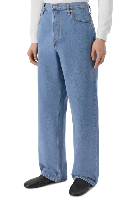 Джинсы Dries Van Noten 020942/3384 Голубой  020942/3384 Фото 3