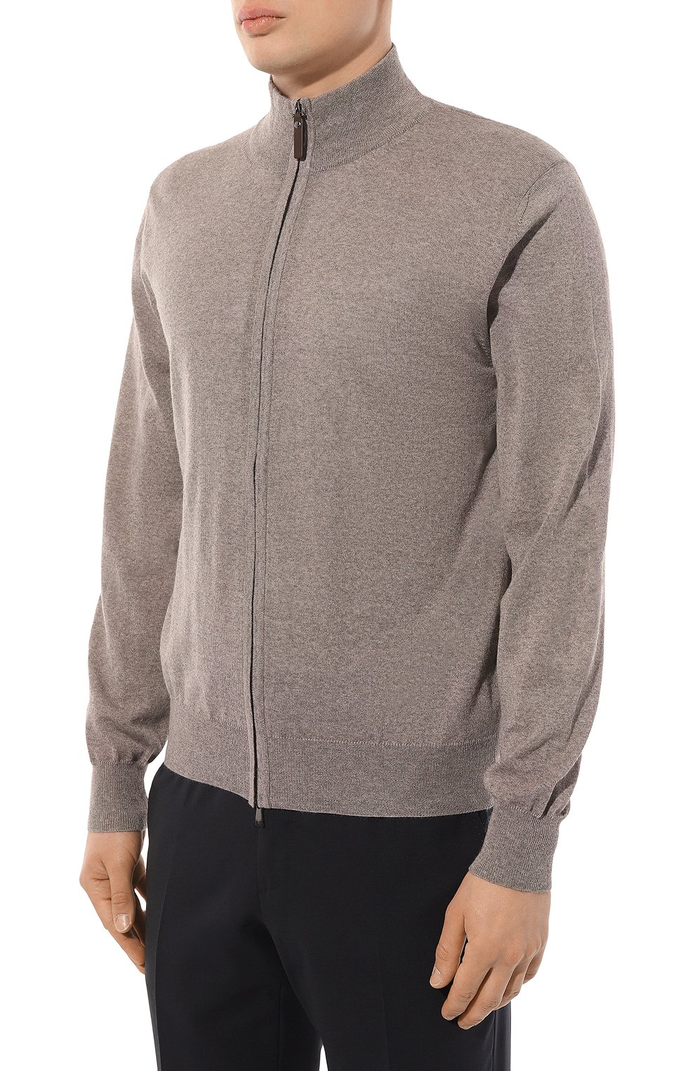 Шерстяной кардиган CANALI бежевого цвета по цене 48650 руб., арт. C0022/MK00077, фото 3 Шерстяной кардиган CANALI, арт. C0022/MK00077, фото 3