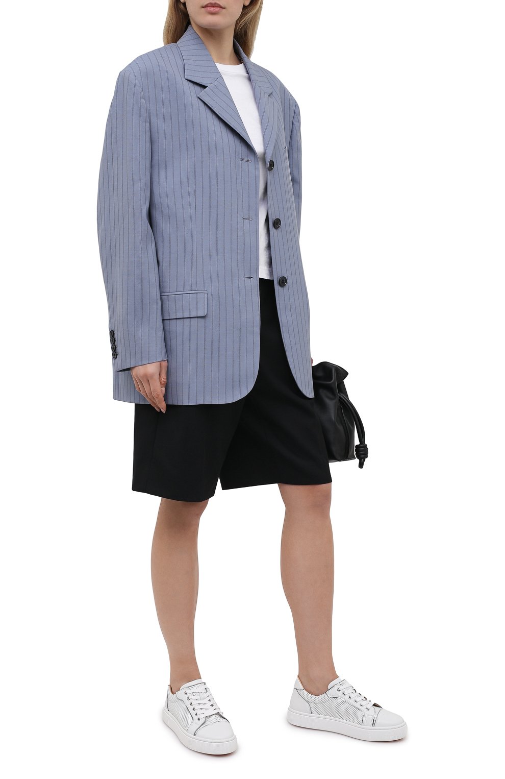 Кожаные кеды vieirissima CHRISTIAN LOUBOUTIN, арт. 1210891/VIEIRISSIMA FLAT, фото 2