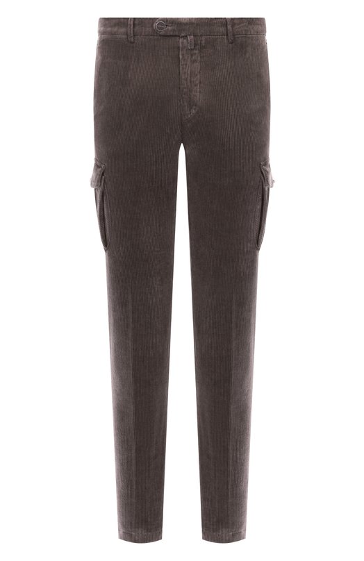 Вельветовые брюки-карго Kiton UFPPCAK0105H20 Коричневый UFPPCAK0105H20