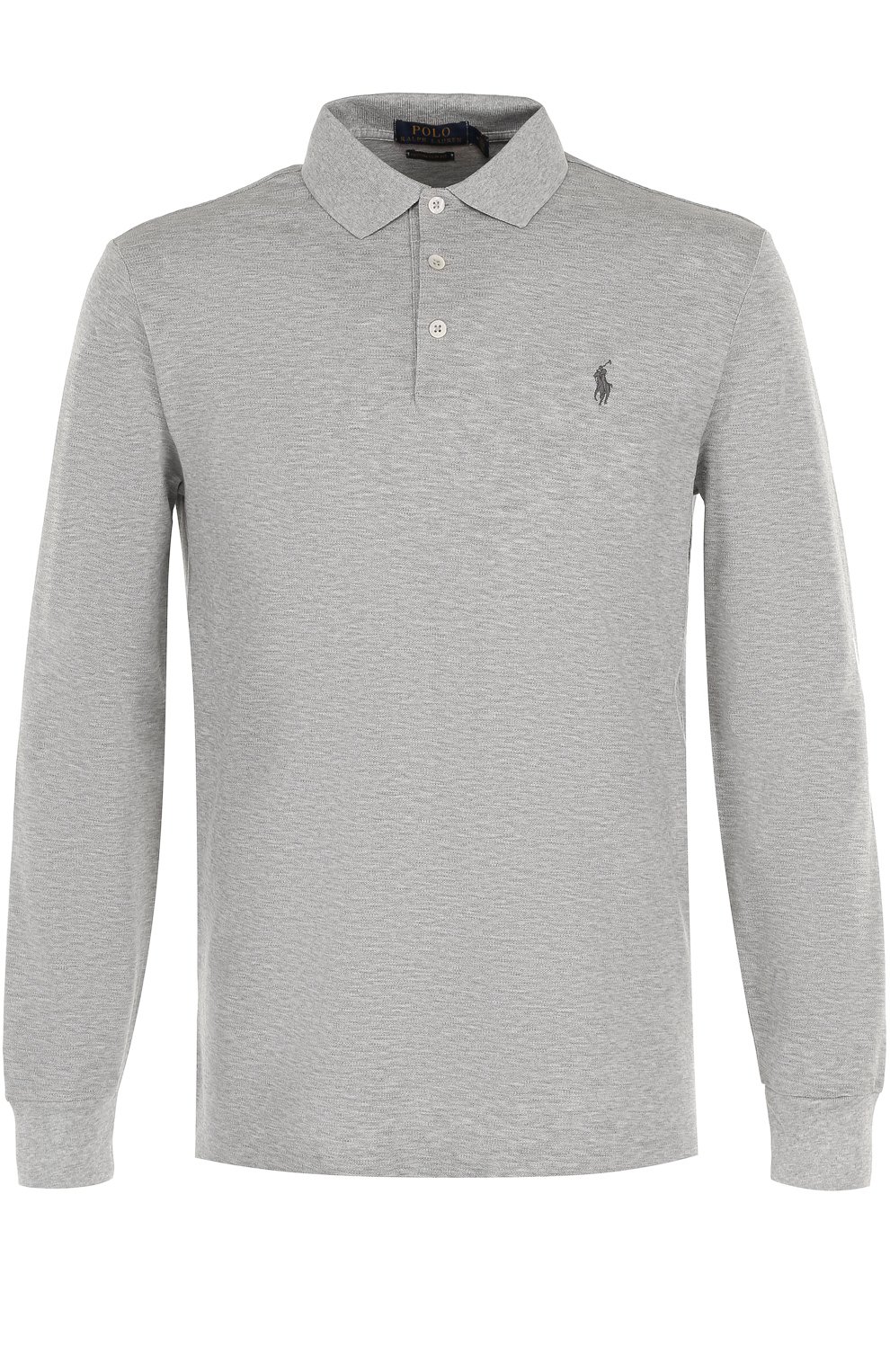 Хлопковое поло с длинными рукавами POLO RALPH LAUREN, арт. 710661016, фото 1