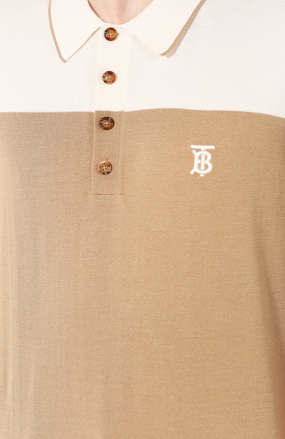 Поло из смеси шелка и кашемира BURBERRY, арт. 8025959, фото 5