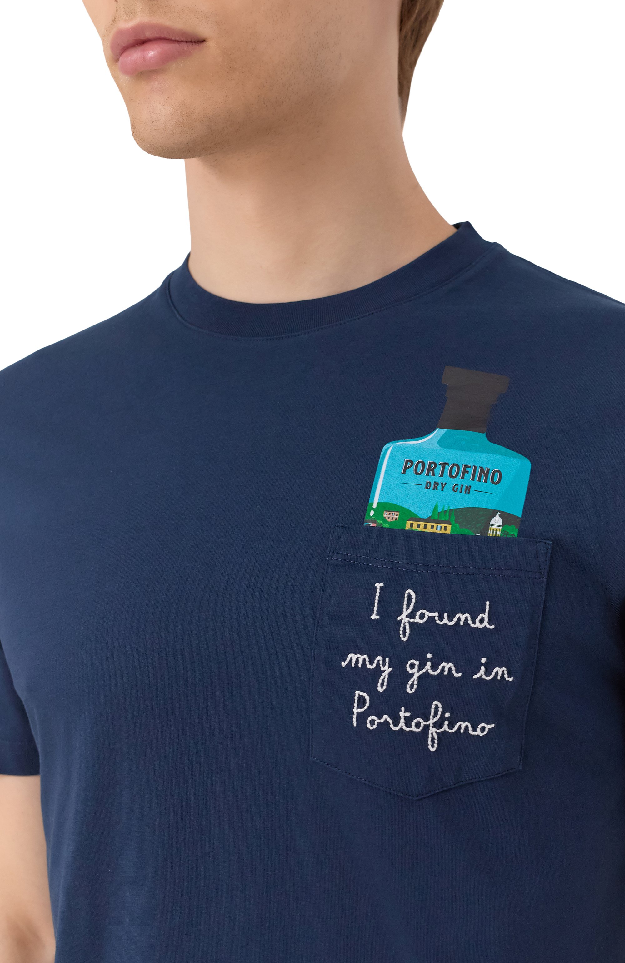 Хлопковая футболка MC2 SAINT BARTH, арт. STBM AUSTIN/05650H, фото 5