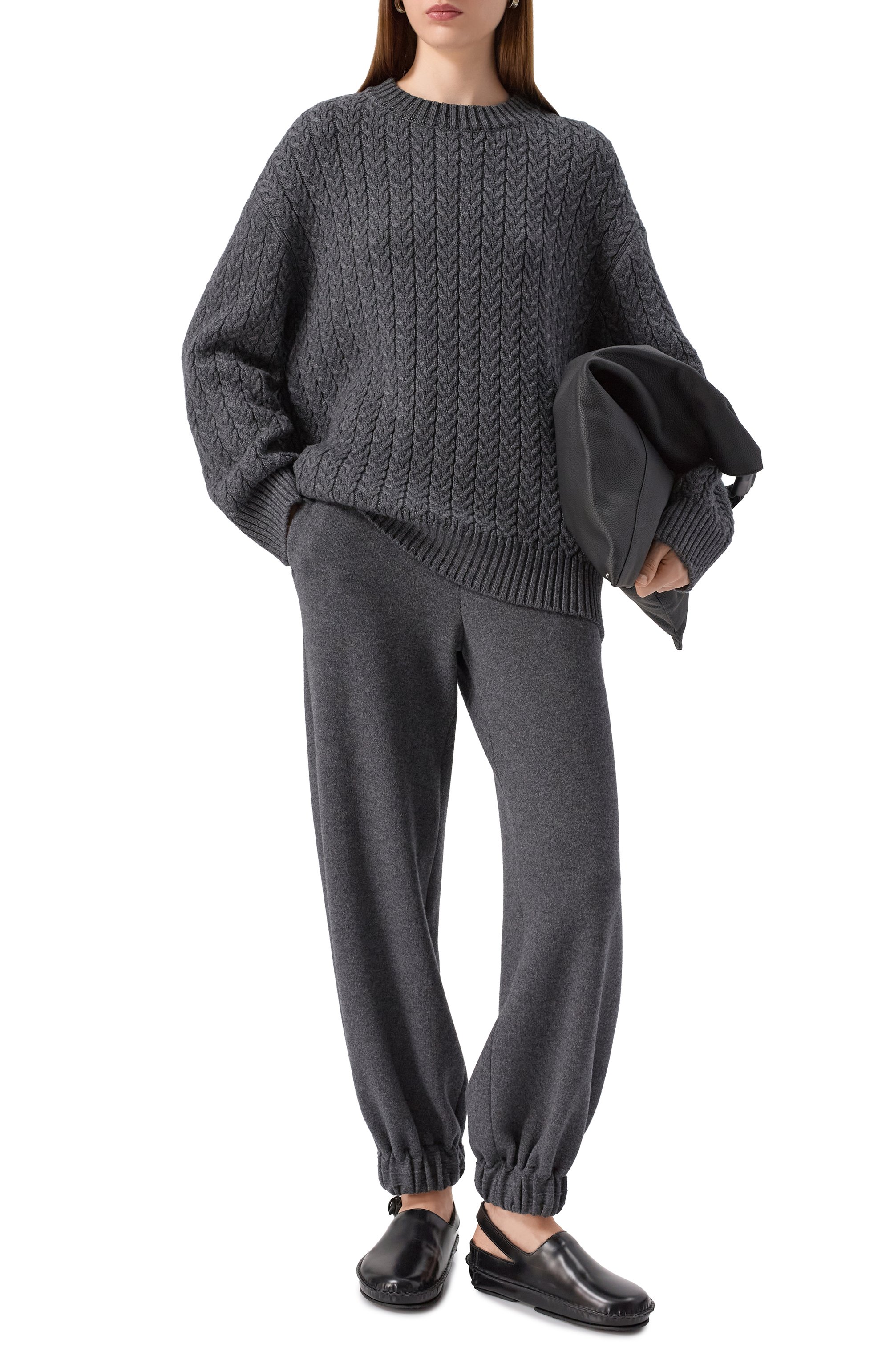 Джоггеры из шерсти и кашемира FREEAGE, арт. W25.PT100.2030.991, фото 2