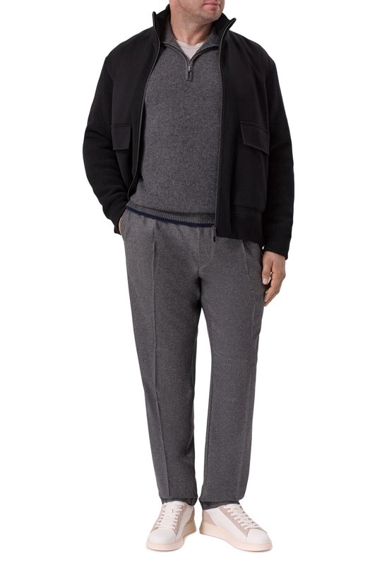 Шерстяной джемпер Van Laack VL-SAVERI0-F/S00233/3XL-6XL Серый  VL-SAVERI0-F/S00233/3XL-6XL Фото 2