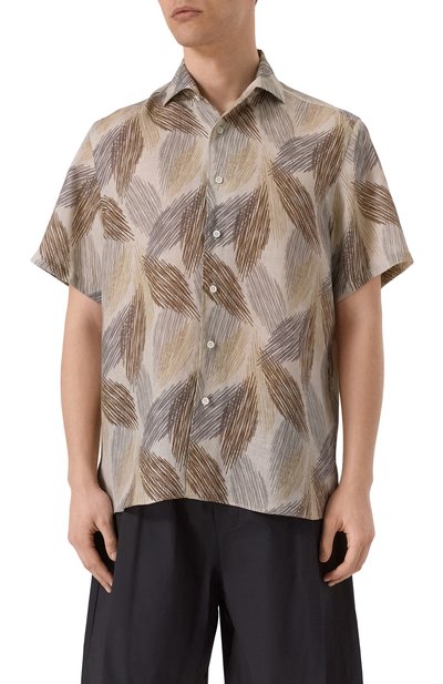 Льняная рубашка CORNELIANI, арт. 25I213-2511920, фото 3