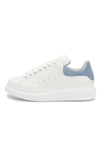 Кожаные кеды oversized ALEXANDER MCQUEEN синего цвета по цене 65850 руб., арт. 553770/WHGP0, фото 3 Кожаные кеды oversized ALEXANDER MCQUEEN, арт. 553770/WHGP0, фото 3