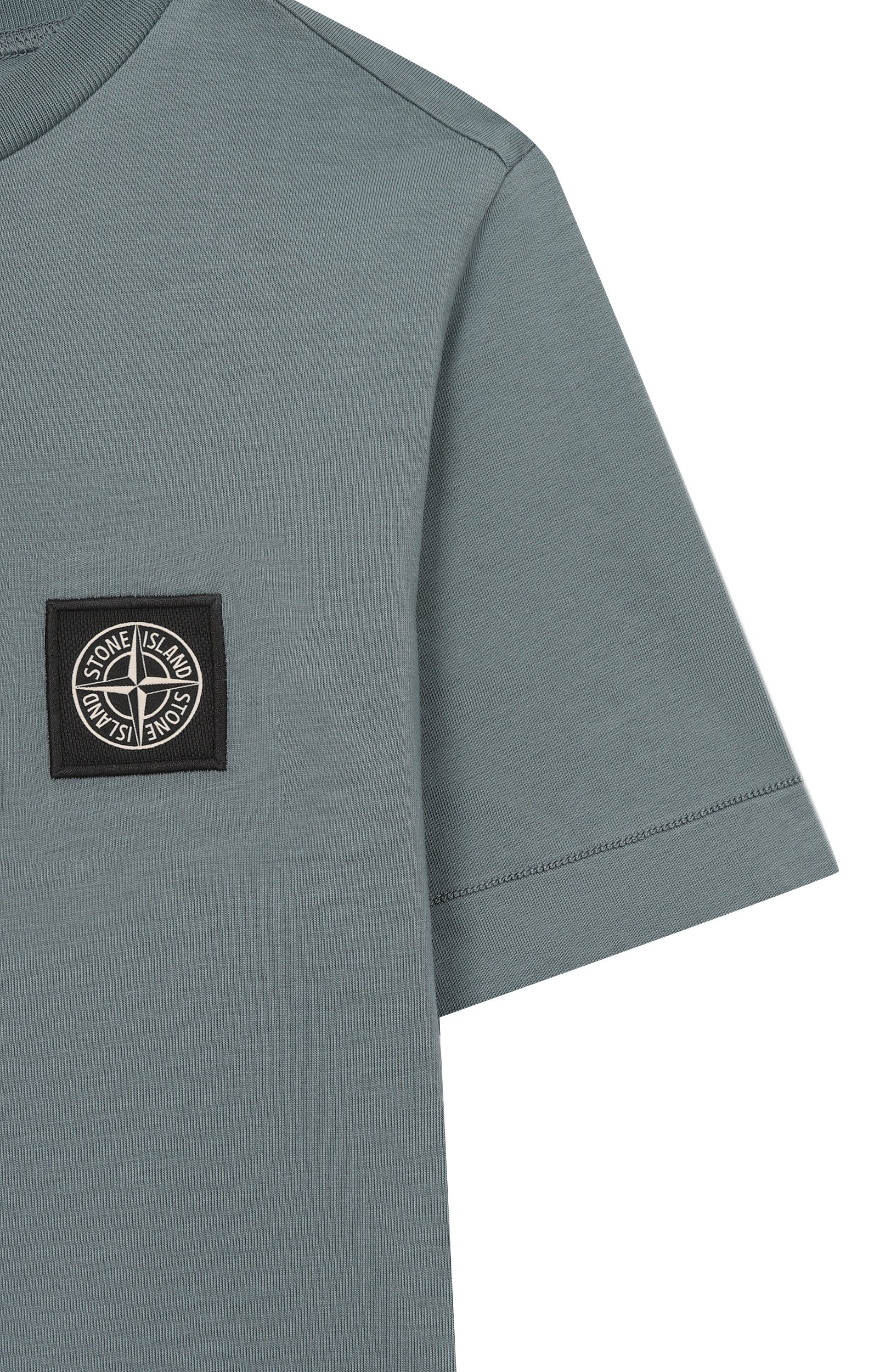 Хлопковая футболка STONE ISLAND, арт. L2S162100003/S0047, фото 3