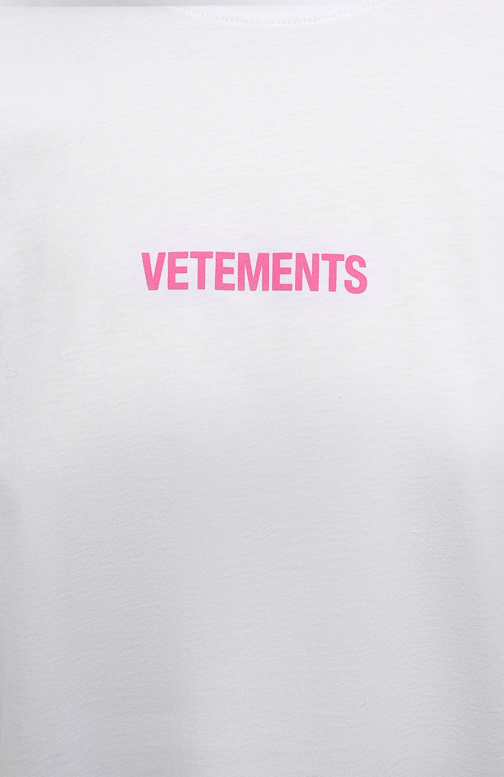 Хлопковая футболка VETEMENTS, арт. UE52TR120W 1602/W, фото 5