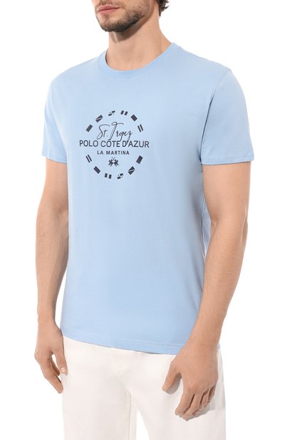 Хлопковая футболка LA MARTINA, арт. YMR321/JS206, фото 3